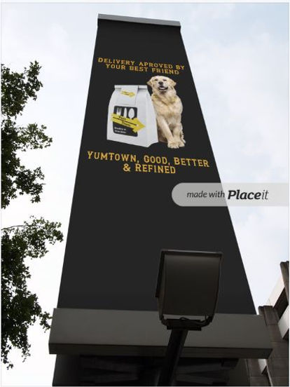 Yumtown campaign billboard